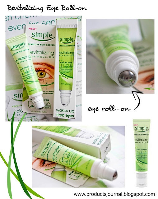دور چشم رولی سیمپل مدل Revitalising Eye Roll-On با حجم ۱۵ میلیلیتر