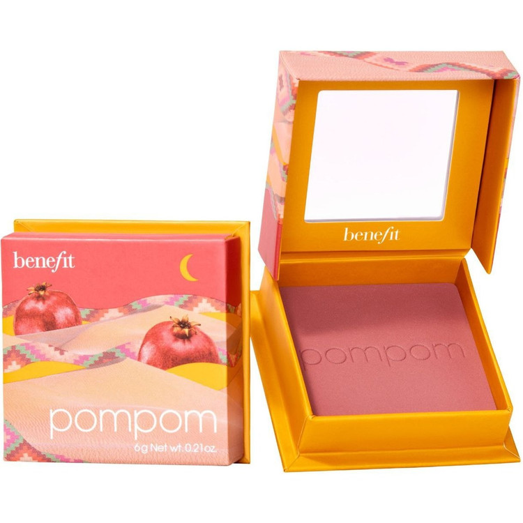 رژگونه پودری فشرده بنفیت مدل POMPOM (Benefit WANDERful World Blush - POMPOM)