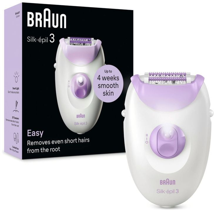 اپیلیدی براون آلمان Braun Silk épil 3 SoftPerfection 3170 Legs Lila