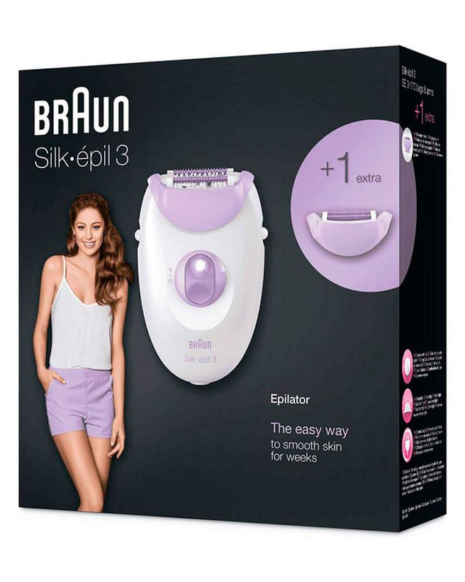 اپیلیدی براون آلمان Braun Silk épil 3 SoftPerfection 3170 Legs Lila