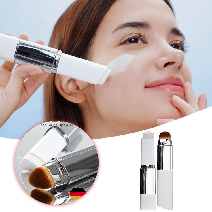 کرم پودر استیکی تغییر رنگ ELROEL V White | ضدآفتاب SPF50+ و آبرسان قوی