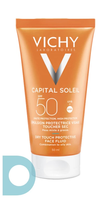 ضدآفتاب ویشی پوست چرب Capital Soleil SPF 50 | کنترل چربی و محافظت قوی از پوست