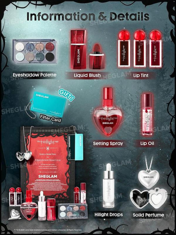 کالکشن کامل توایلایت شیگلم | خرید The Twilight Saga X SHEGLAM | سارا کازمتیکس