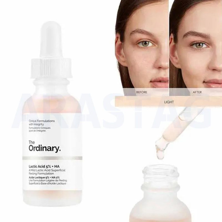 سرم لاکتیک اسید 10% اوردینری 30ml | لایهبردار ملایم، روشنکننده و ضدلک