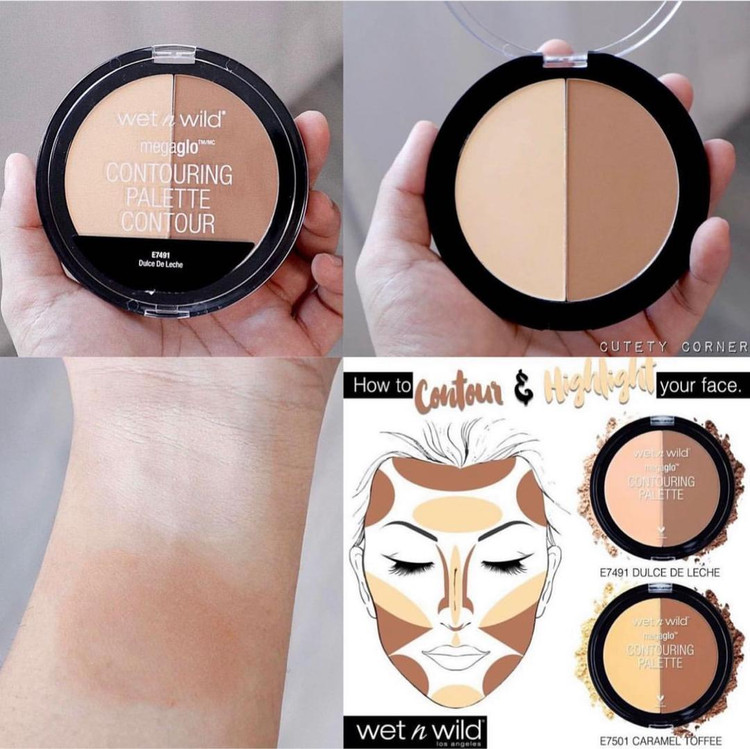 پالت کانتور وت اند وایلد Dulce De Leche | WET N WILD MegaGlo Contouring Palette