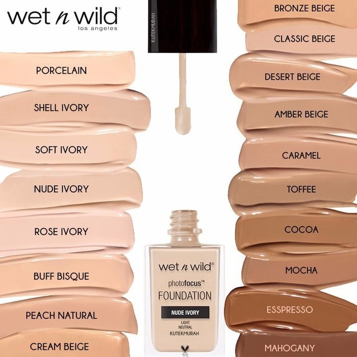 کرم پودر وت اند وایلد Photo Focus | Wet n Wild Matte & Photo-Ready Foundation