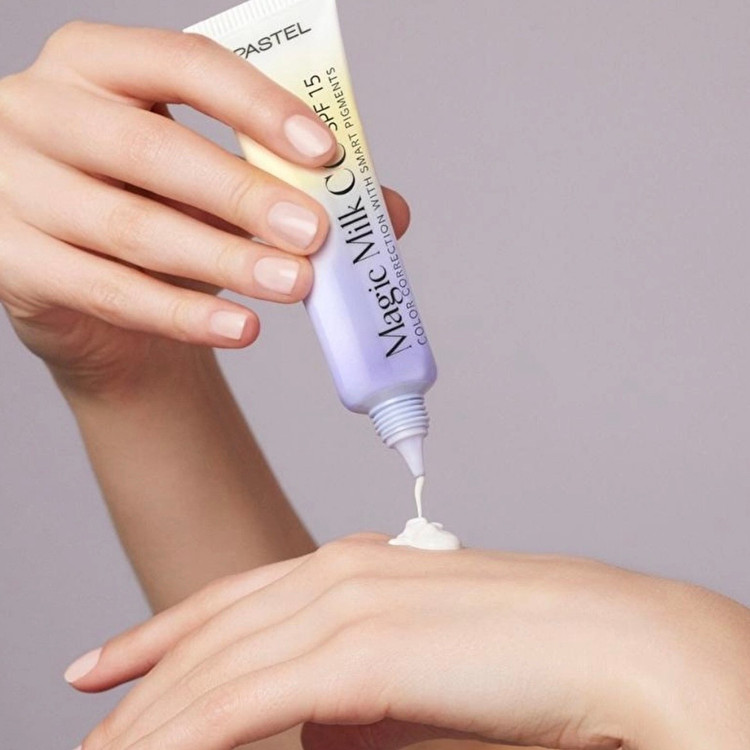 سیسی کرم پاستل Magic Milk با SPF15 | یکدستکننده رنگ پوست و آبرسان
