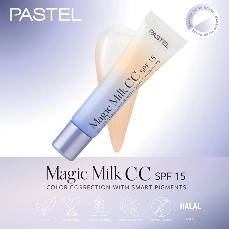 سیسی کرم پاستل Magic Milk با SPF15 | یکدستکننده رنگ پوست و آبرسان
