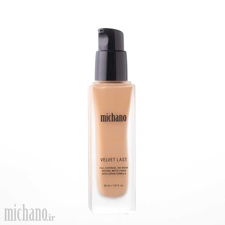 کرمپودر میچانو Velvet Last Foundation فینیش مات مخملی مناسب پوست چرب