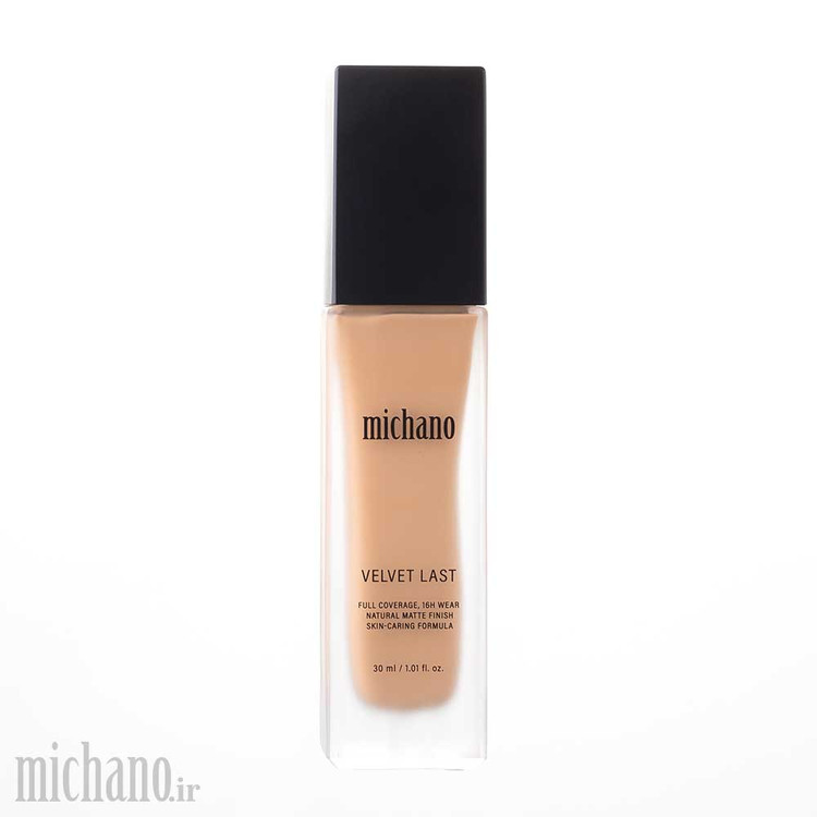 کرمپودر میچانو Velvet Last Foundation فینیش مات مخملی مناسب پوست چرب