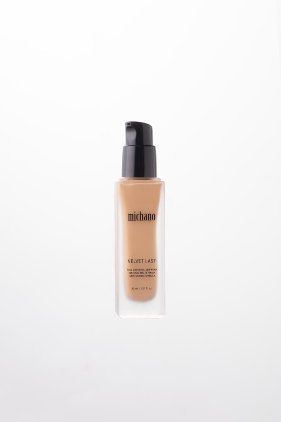 کرمپودر میچانو Velvet Last Foundation فینیش مات مخملی مناسب پوست چرب