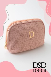 کیف آرایشی حصیری DSD مدل DB04 مناسب سفر و استفاده روزانه