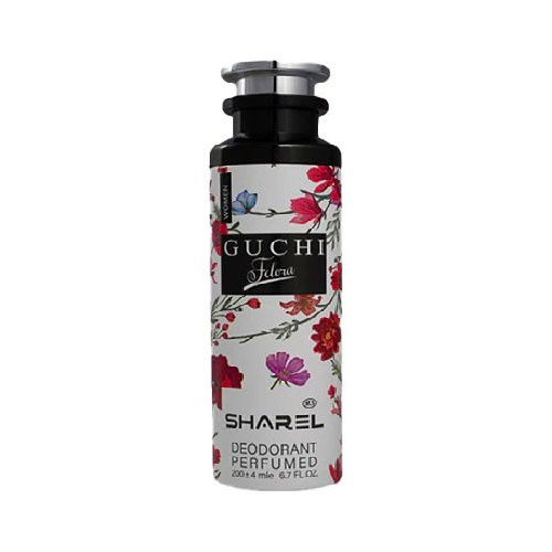 اسپری بدن زنانه شارل رایحه Gucci Flora حجم 200 میل