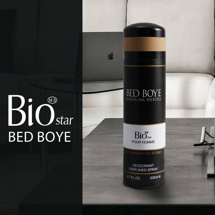 اسپری خوشبوکننده بدن بیو استار(Bio Star) مدل BED BOYE حجم200 میلی لیتر