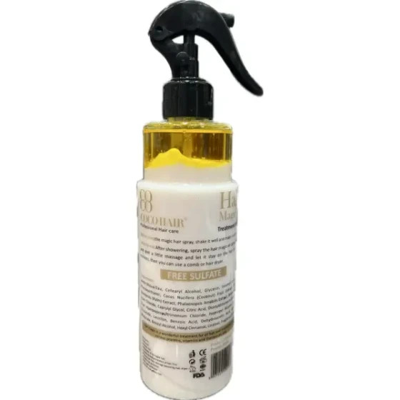 اسپری دوفاز کوکو هیر حجم ۵۰۰ میلی لیتر با روغن آرگان