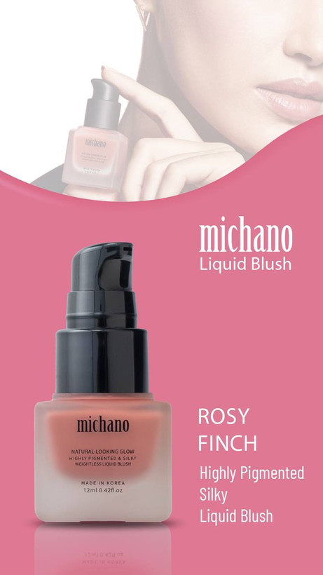 رژگونه مایع میچانو MICHANO LIQUID BLUSH