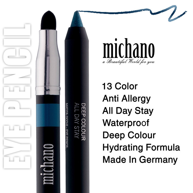 مداد چشم رنگی دو سر میچانو MICHANO Eye Pencil | ضد حساسیت با فید کننده مخصوص محو کردن