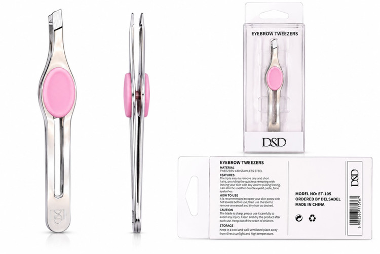 موچین ابرو DSD مدل ET-105 استیل ضد زنگ