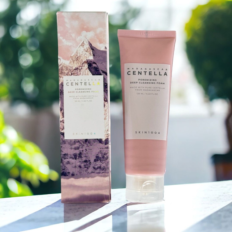 فوم شستشوی عمقی منافذ سنتلا اسکین 1004 125 میل | SKIN1004 Madagascar Centella Poremizing Deep Cleansing Foam