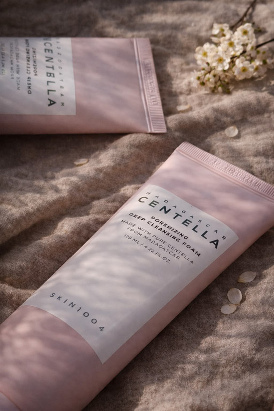 فوم شستشوی عمقی منافذ سنتلا اسکین 1004 125 میل | SKIN1004 Madagascar Centella Poremizing Deep Cleansing Foam