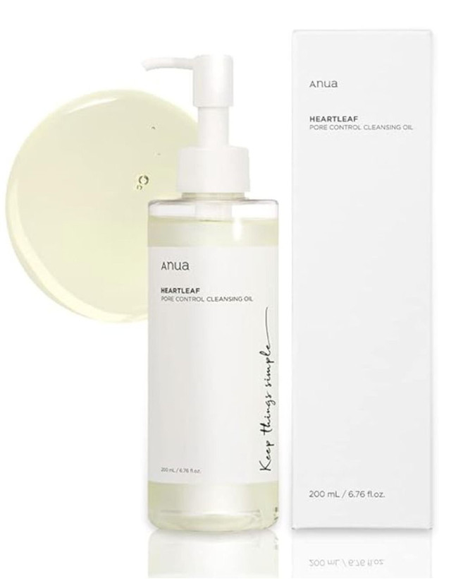 شوینده روغنی کنترل منافذ و تسکین دهنده آنوا | Anua Heartleaf Pore Control Cleansing Oil