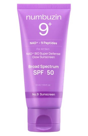 ضدآفتاب نامبوزین شماره 9 پپتاید SPF50+ نامبوزین | ضدچروک و جوانساز پوست Numbuzin No.9 Essence Sun