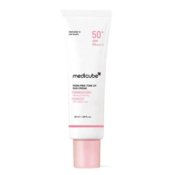 ضدآفتاب پی دی آر ان تون آپ مدیکیوب SPF50+ | Medicube PDRN Pink Tone Up Sun Cream 50ml