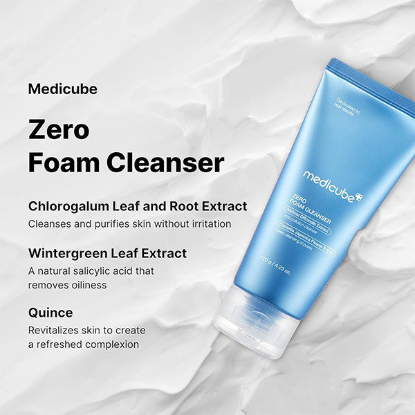 فوم شوینده زیرو مدیکیوب 120 گرم | Medicube Zero Foam Cleanser پاک کننده عمقی منافذ