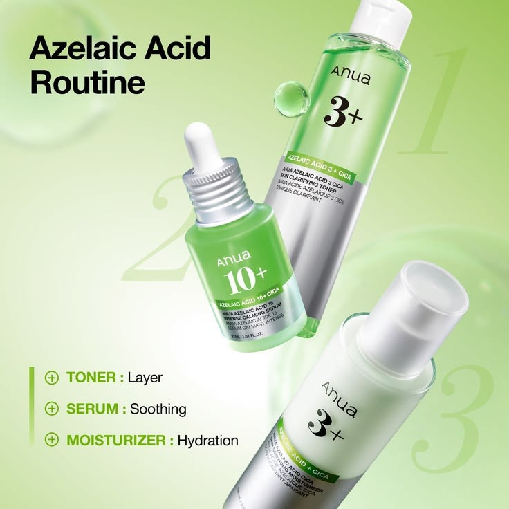 لوسیون مرطوبکننده آزلائیک اسید و سیکا آنوا 100 میل | Anua Azelaic Acid Cica Skin Soothing Moisturizer