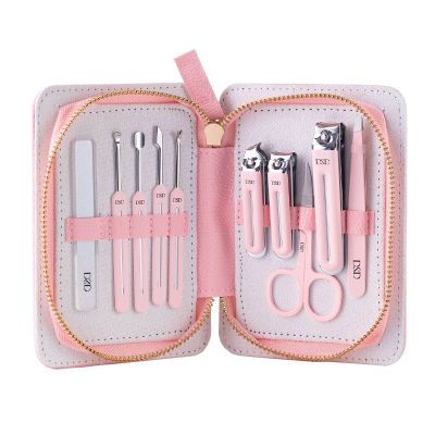 ست مانیکور 10 عددی ET-1000 دی اس دی | DSD ET-1000 Manicure Set 10 PCS ابزار حرفه‌ای ناخن