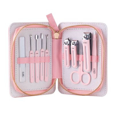ست مانیکور 10 عددی ET-1000 دی اس دی | DSD ET-1000 Manicure Set 10 PCS ابزار حرفهای ناخن