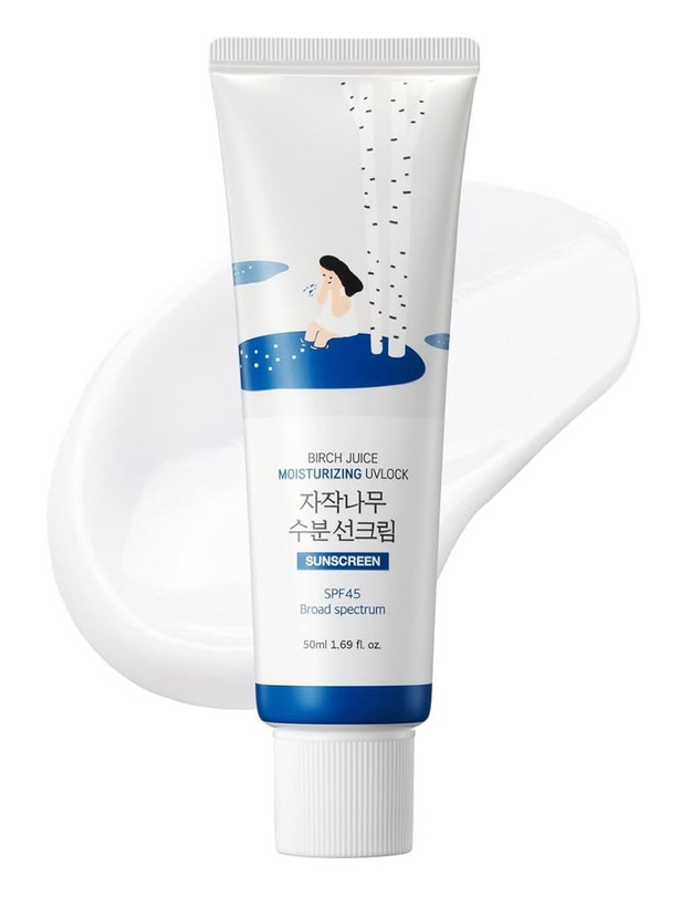 ضد آفتاب مرطوب کننده راندلب 50 میل | Round Lab Birch Juice SPF50
