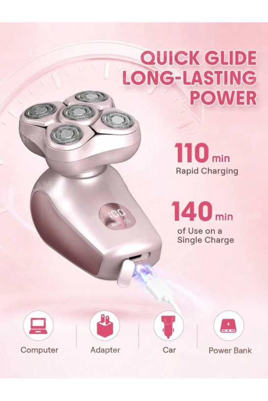 شیور ۵ بعدی بانوان شیگلم Sheglam | Smooth Moves 5D Flash Electric Shaver