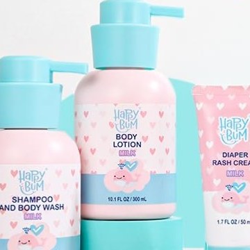 خرید لوسیون بدن Happy Bum هپی بام اصل 300 میل آبرسان قوی و خوشبو