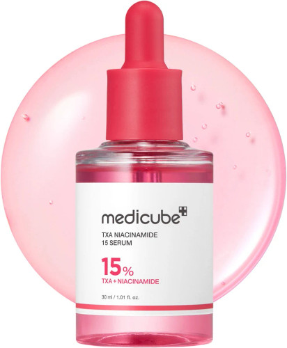 سرم ضد لک و روشنکننده مدی کیوب TXA Niacinamide 15% حجم 30 میلیلیتر